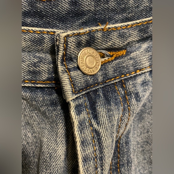 Denim shorts, distressed blue, L - Picture 2 of 5